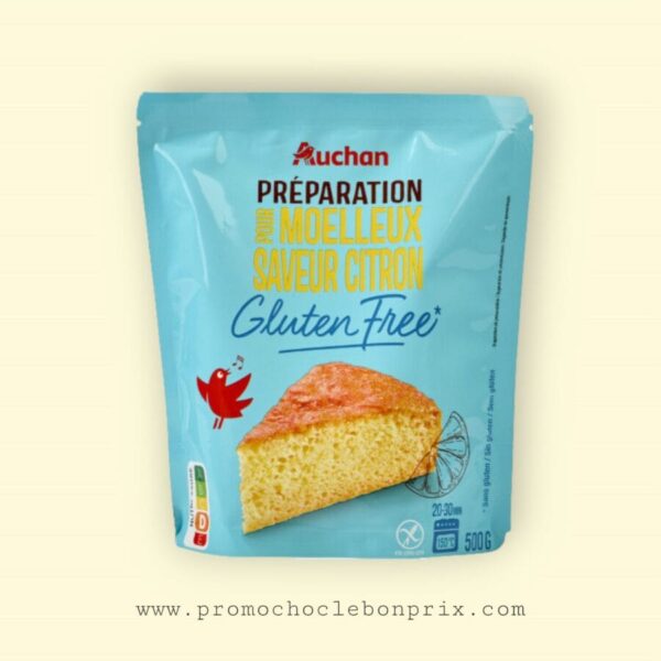 AUCHAN PREPARATION MOELLEUX SAVEUR CITRON