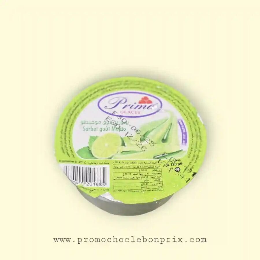 PRIMA GLACES GOBELET GOUT MOJITO