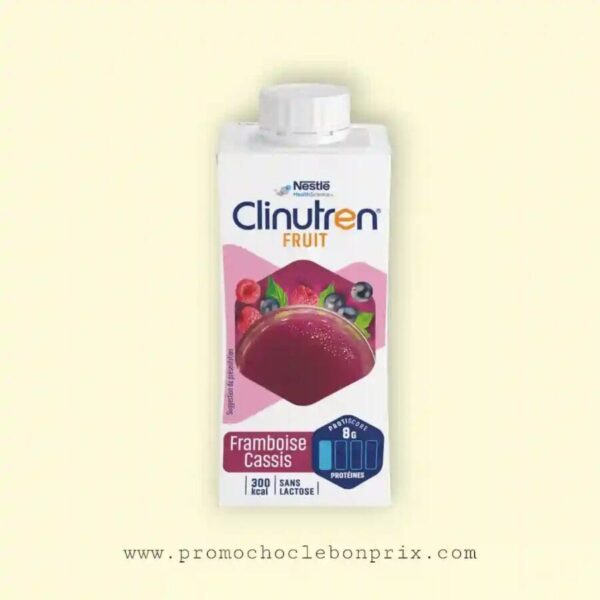 NESTLE CLINUTREN FRUIT JUS FRAMBOISE CASSIS SANS LACTOSE