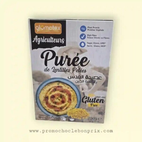 GLUMOTEX PURÉE DE LENTILLES GOUT FROMAGE
