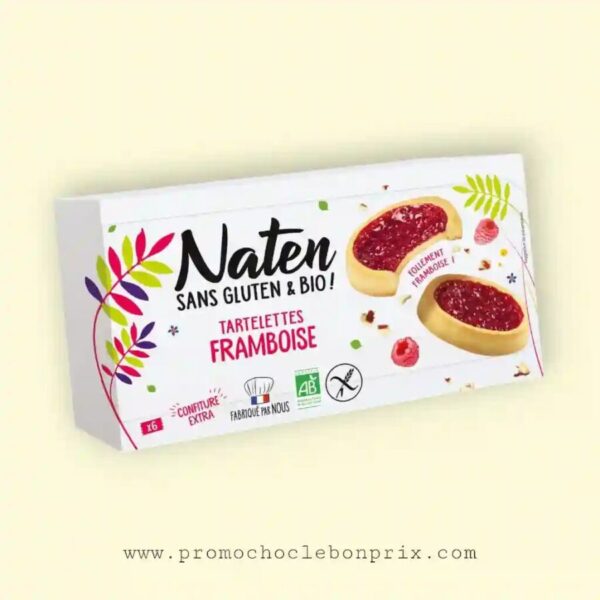 NATEN SANS GLUTEN TARTELETTE FRAMBOISE