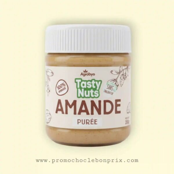 TASTY NUTS BEURRE D'AMANDE 200G SANS GLUTEN SANS SUCRE