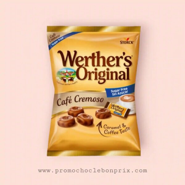WERTHERS ORIGINAL 90G BON BON SANS SUCRE CREAM CANDIES