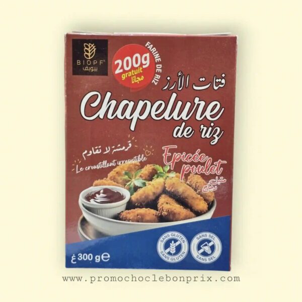 BIOPF CHAPLURE DE RIZ POULET 300G
