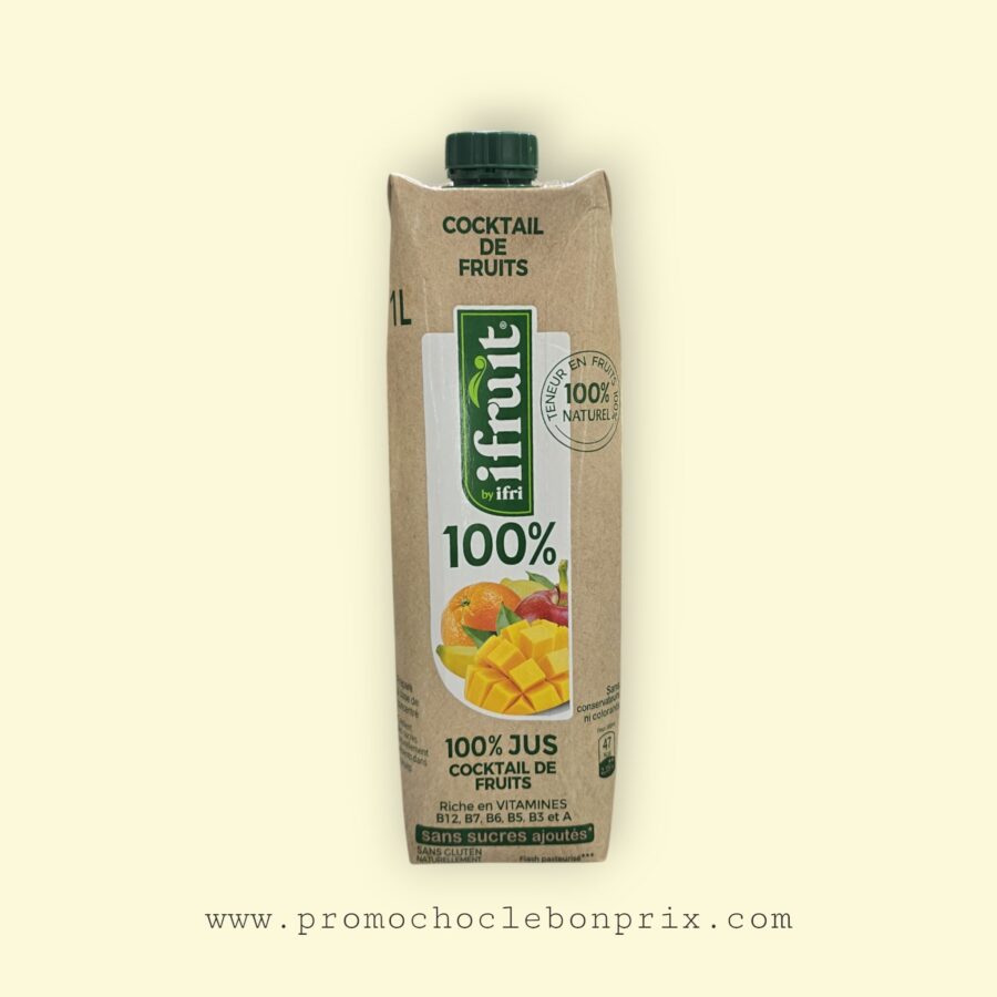 2025/10/1000136451.jpg IFRUIT JUS 100% 1L COCKTAIL DE FRUIT – Image 1