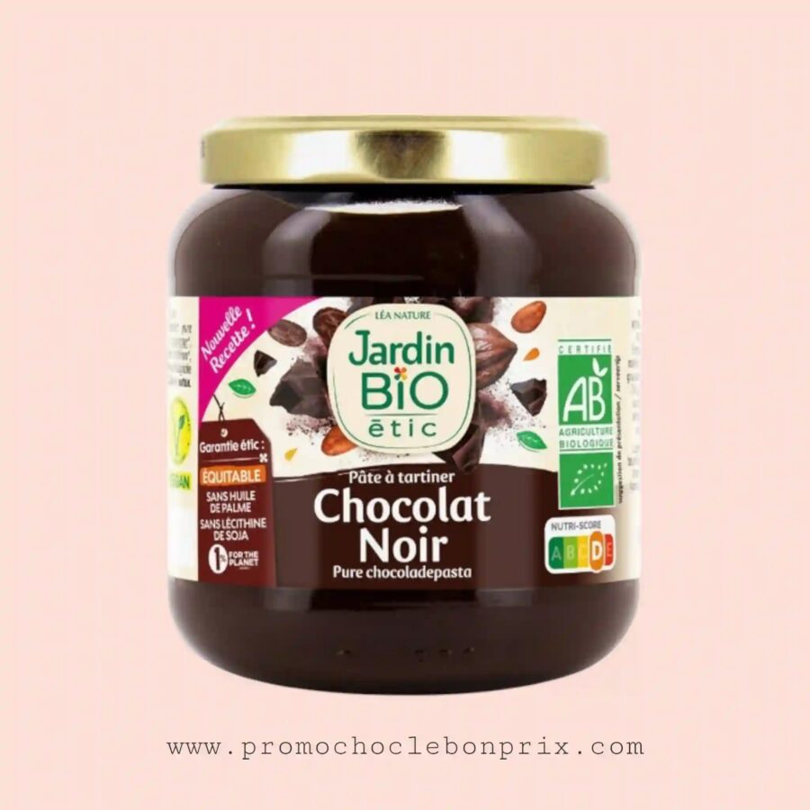 2025/11/1000142364.jpg JARDIN BIO ETIC PATE A TARTINER CHOCOLAT NOIR – Image 1