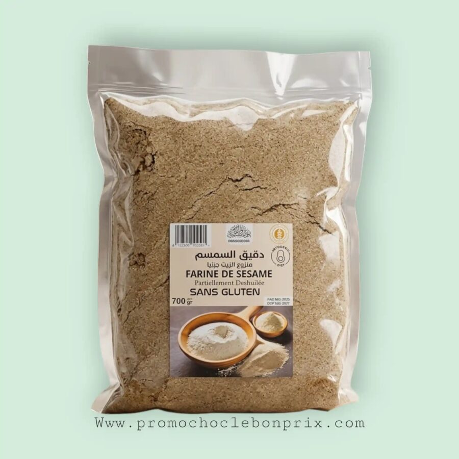 2025/11/1000201190.jpg ABOU AL-QASIM FARINE DE SÉSAME 700G KETO – Image 1