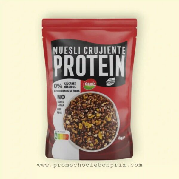 ESGIR MUESLI  PROTEIN SANS GLUTEN VEGAN