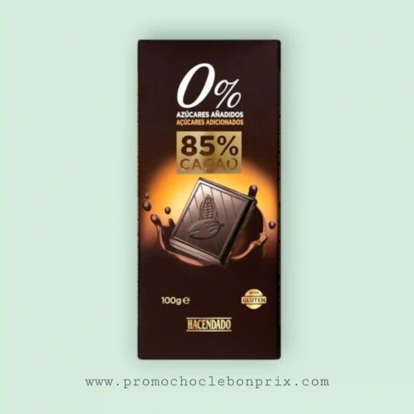 HACENDADO 85% SANS SUCRE AJOUTÉS