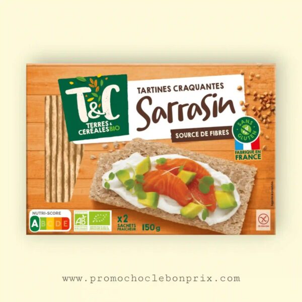 T&C TARTINES CRACOTTE SARRASIN