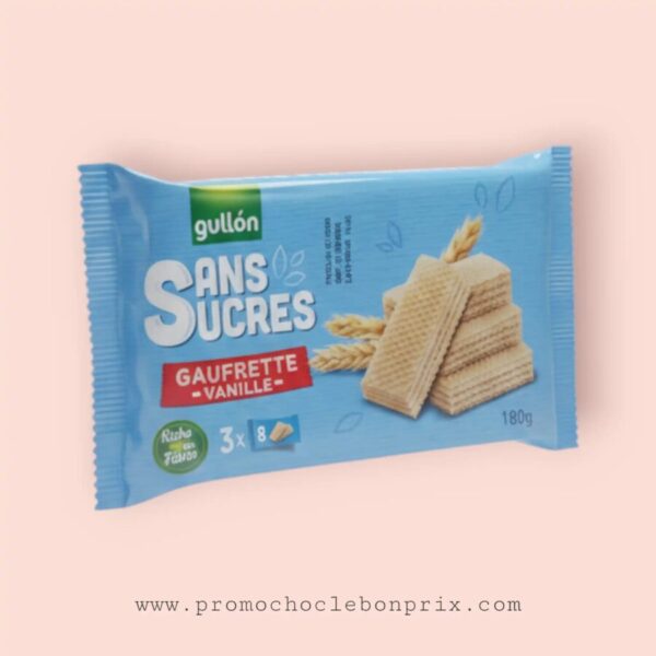 GULLON SANS SUCRE GAUFRETTE VANILLE