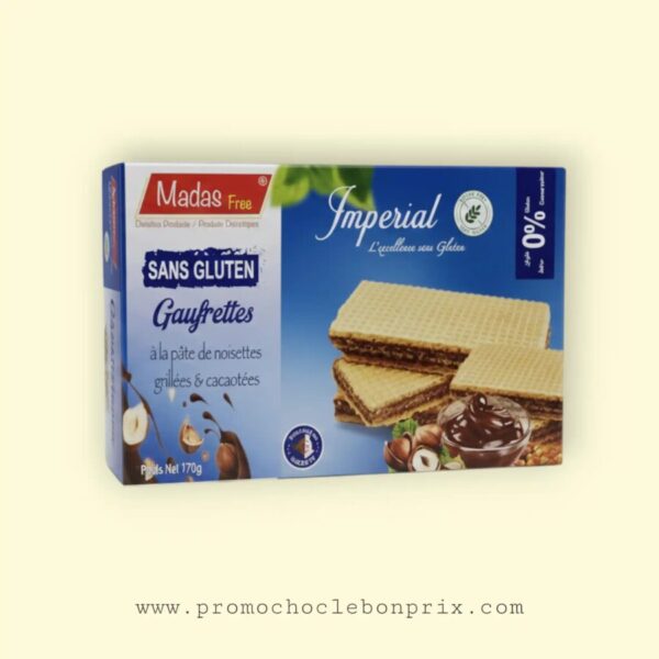 MADAS FREE GAUFRETTE IMPÉRIAL PATE NOISETTES GRILLÉ
