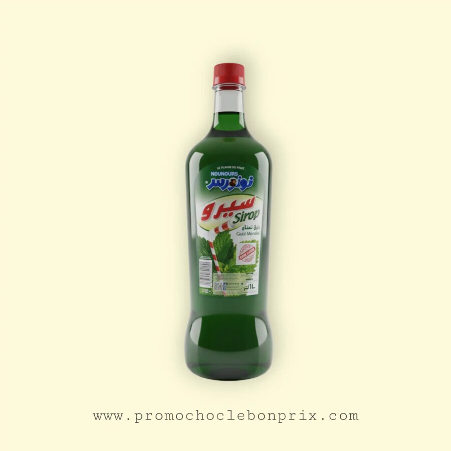 2026/02/1000174001.jpg NOUNOURS SIROP MENTHE 1L SANS GLUTEN – Image 1