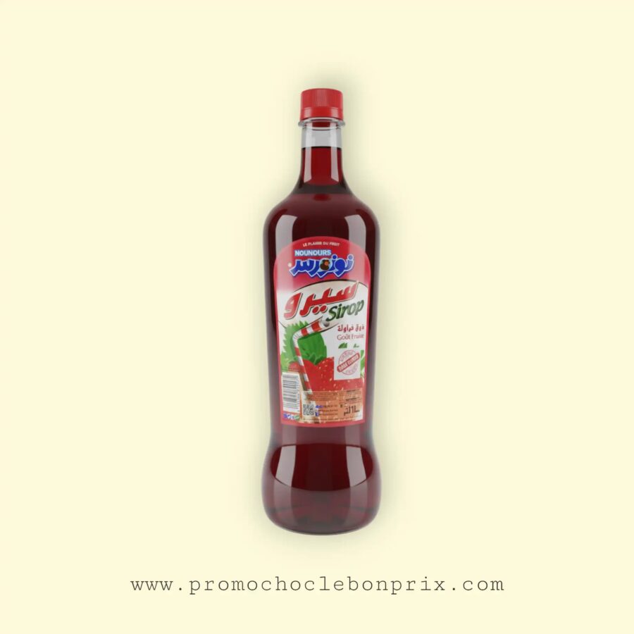 2026/02/1000174002-1.jpg NOUNOURS SIROP FRAISE 1L SANS GLUTEN – Image 1