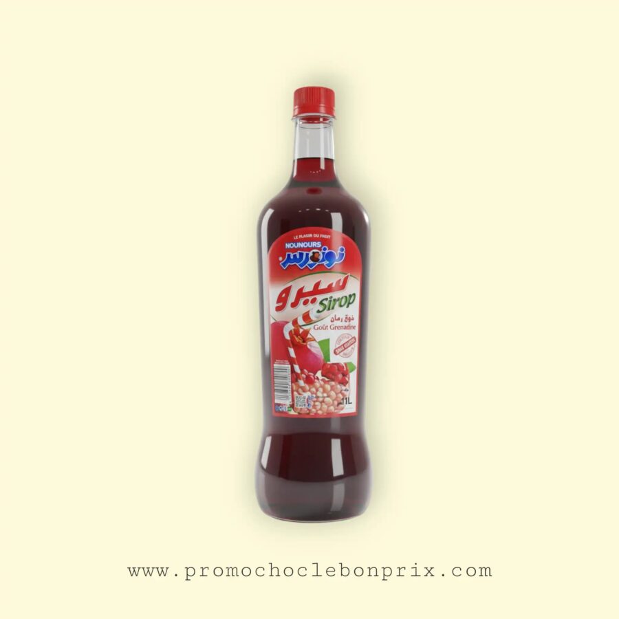 2026/02/1000174003.jpg NOUNOURS SIROP GRENADINE 1L SANS GLUTEN – Image 1