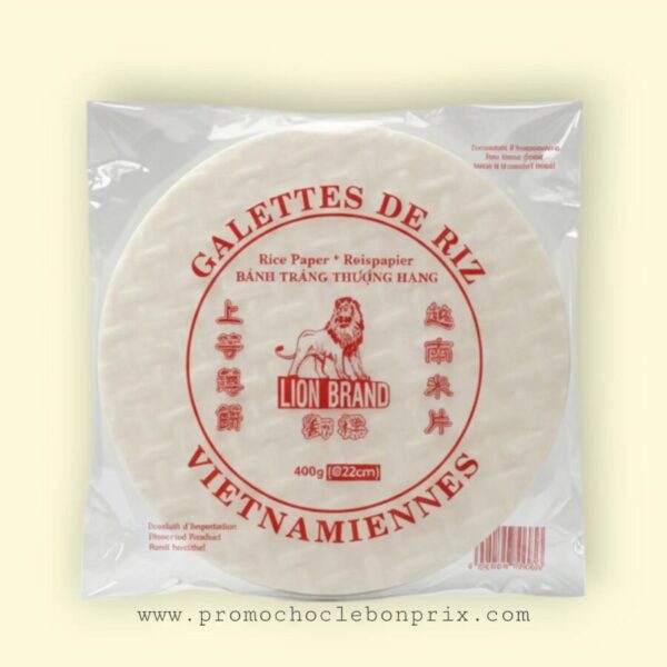 LION BRAND GALETTE DE RIZ 400G.