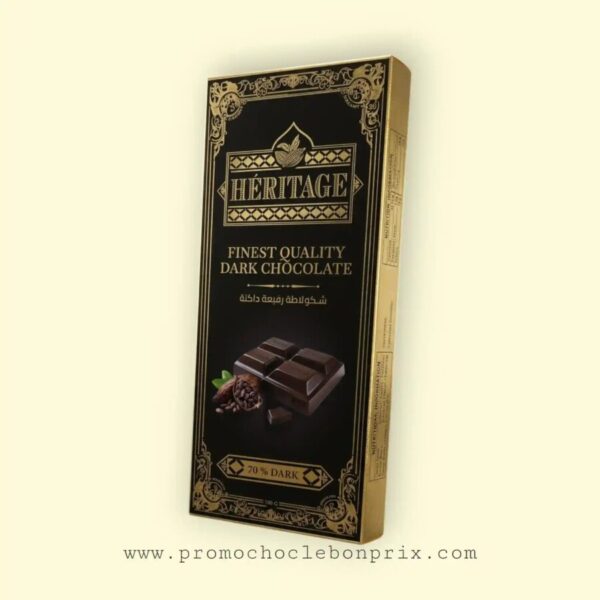 HÉRITAGE CHOCOLAT NOIR 70% CACAO