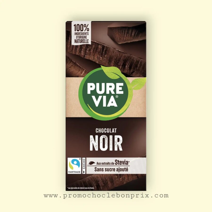 2026/03/1000185216.jpg PURE VIA CHOCOLAT NOIR SANS SUCRE STEVIA – Image 1
