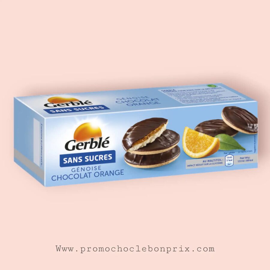 2026/03/1000189642.jpg GERBLE SANS SUCRE CHOCOLAT ORANGE 140G. – Image 1
