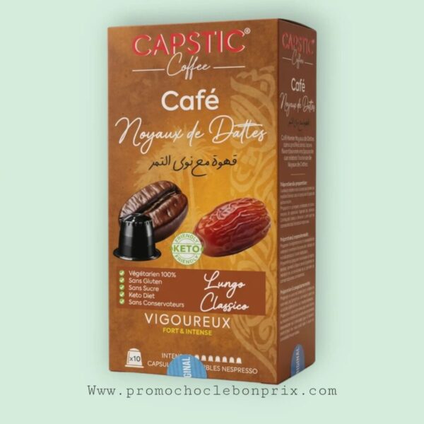 CAPSTIC CAPSULES DE CAFE NOYAUX DATTES KETO