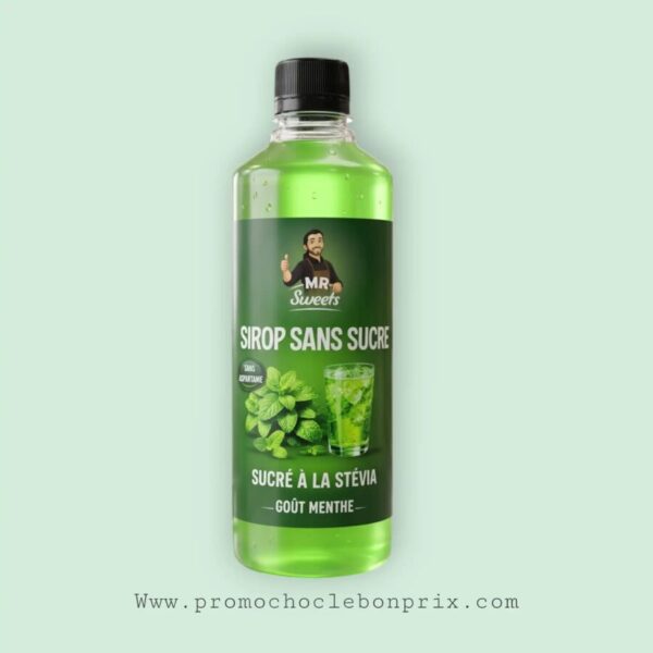 MR SWEETS SIROP SANS SUCRE  A LA STEVIA MENTHE