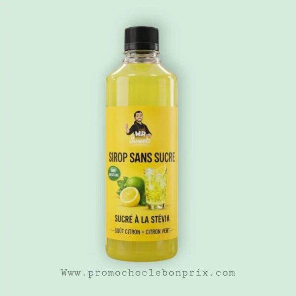 MR SWEETS SIROP SANS SUCRE A LA STEVIA CITRON 🍋