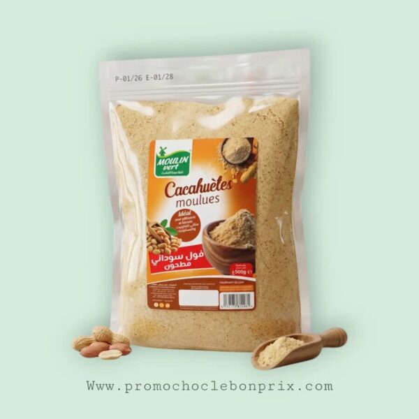 MOULINVERT FARINE D'ARACHIDE (CACAHUÈTE) 500G