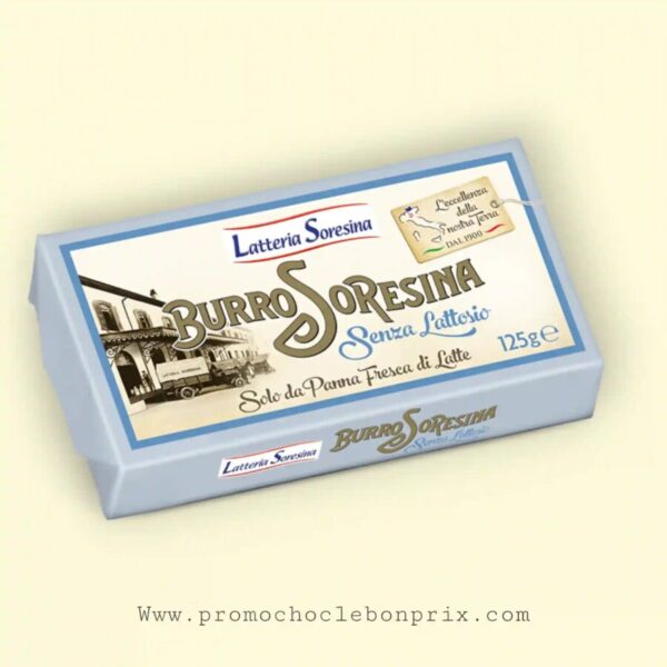 LATTERIA SORESINA BEURRE 125G SANS LACTOSE