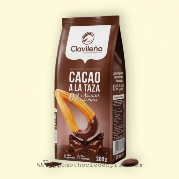 CLAVILINO 200G CACAO SANS SUCRE SANS GLUTEN SANS LACTOSE