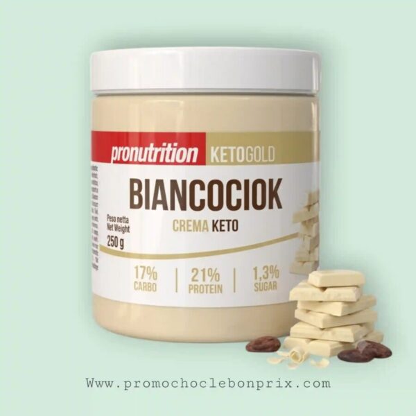 PRONUTRITION KETO GOLD FONDENTE CHOCOLAT BLANC