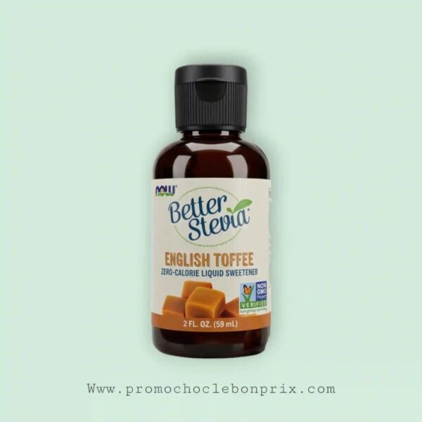 NOW BETTER STEVIA ENGLISH TOFFEE