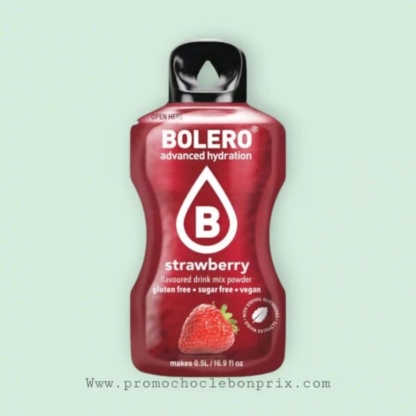 BOLERO GOUT FRAISE