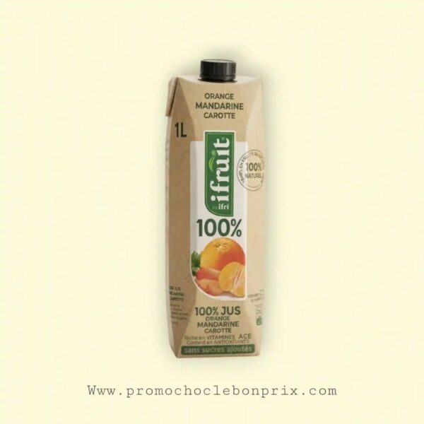 IFRUIT JUS 100% 1L ORANGE MANDARINE CAROTTE đ„
