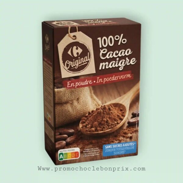 CARREFOUR ORIGINAL CACAO MAIGRE 100%